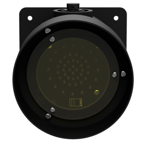 deegee PSU IP65 Pulsed LED Beacon 115-230Vuc Black Base 150mm x 150mm x 151mm Yellow