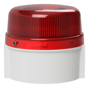 deegee XFC IP69K Xenon Strobe Beacon 5J 115Vac White Base 85mm x 94mm dia. Red
