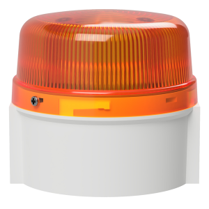 deegee XFC IP69K Xenon Strobe Beacon 5J 115Vac White Base 85mm x 94mm dia. Amber