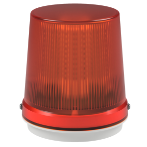 deegee PSK IP65 Pulsed LED Beacon 115-230Vuc White Base 185mm x 165mm dia. Amber