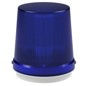 deegee PSK IP65 Pulsed LED Beacon 115-230Vuc White Base 185mm x 165mm dia. Blue