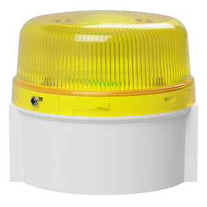 deegee PSC IP69K High-Intensity LED Beacon 12-36Vdc White Base 85mm x 94mm dia. Yellow