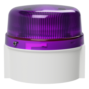 deegee PSC IP69K High-Intensity LED Beacon 12-36Vdc White Base 85mm x 94mm dia. Purple